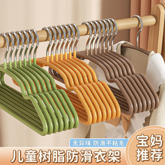 儿童衣架婴幼儿宝宝衣服专用无痕防滑家用挂衣中大童小孩晾衣撑子