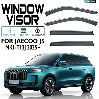 Suitable for Jaecoo J5 Window visor, car window rain and sun shield, rain eyebrow [Global]