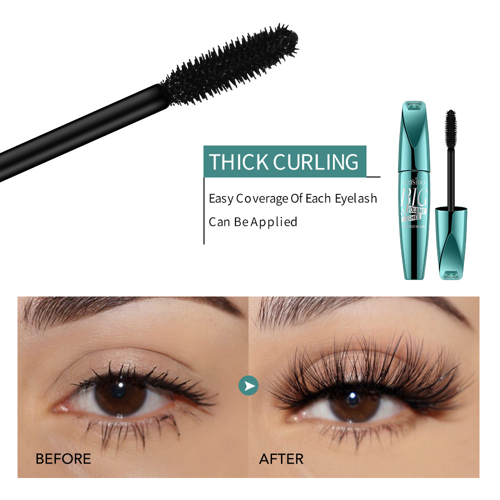 Cross-border Crown Mascara is thick, slender, waterproof, non-staining, long-lasting and thick. TEMU curls and sets the shape for eyelashes undefined