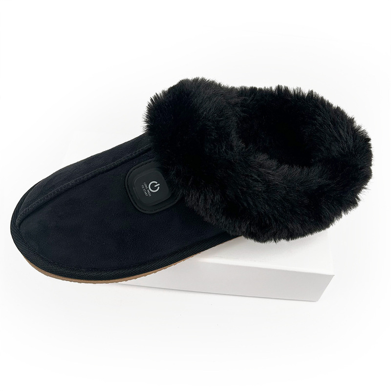 Cross-Border Warm Slippers for Home, High-End Electric Heated Slippers with Heel Cover, Foot Warmer, Foot Warmer Artifact, Heated Shoes
