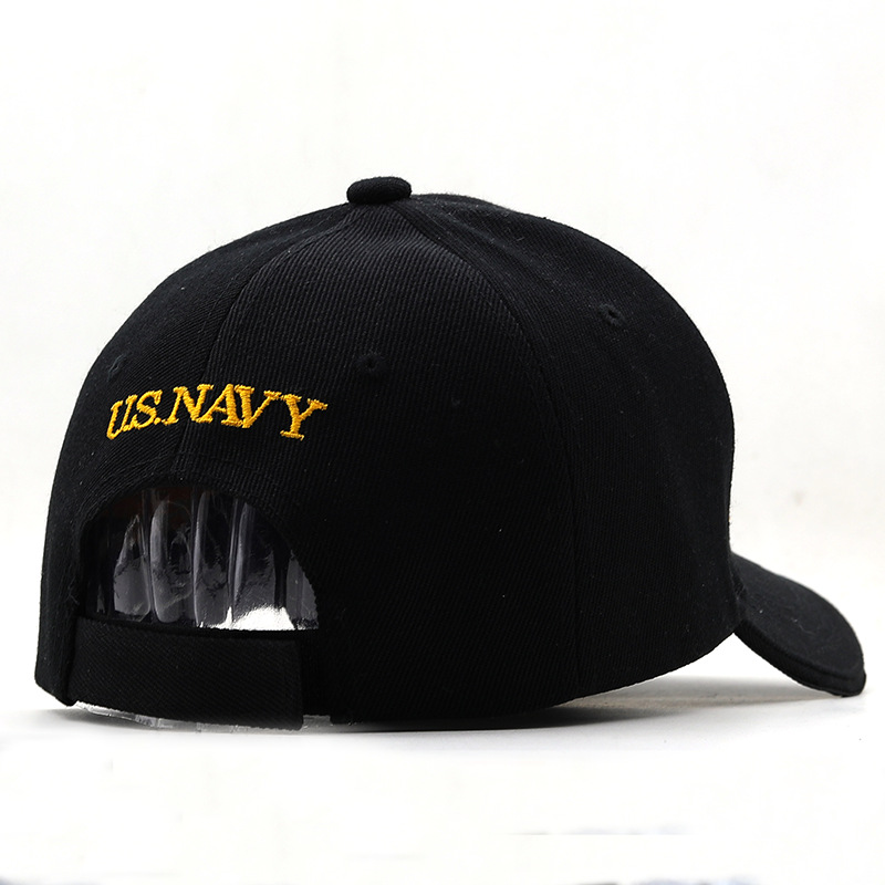 Embroidered Letters Tactical Baseball Cap Unisex Cotton Denim Peak_voghion.com