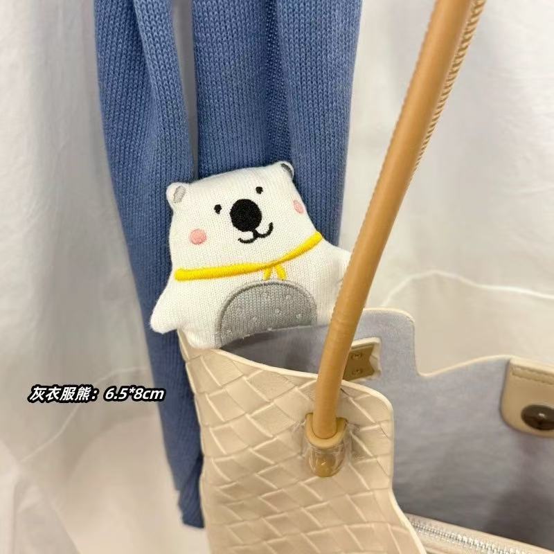 卡通毛绒公仔小熊小狗玩偶布艺胸针学生书包挂饰配件衣服围巾辅料|undefined
