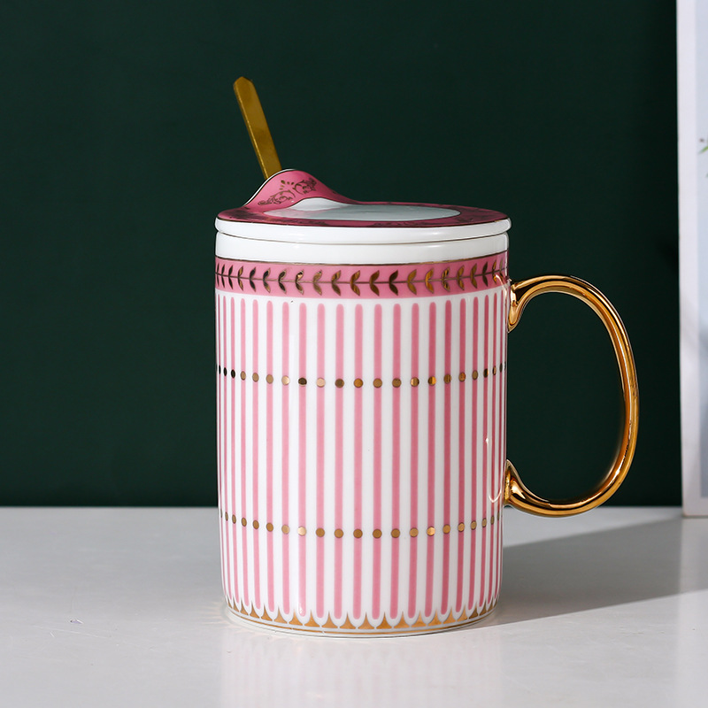 Creativo simple de moda cerámica taza de oficina regalo taza de café taza de agua taza de desayuno de pareja