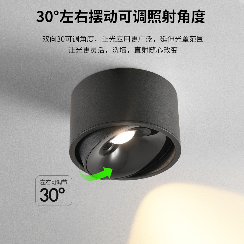 Da Guan Jardín luz de reflector anti-deslumbramiento colina sala de estar sin luz principal luz de techo downlight led corredor luz de techo 495L image 4