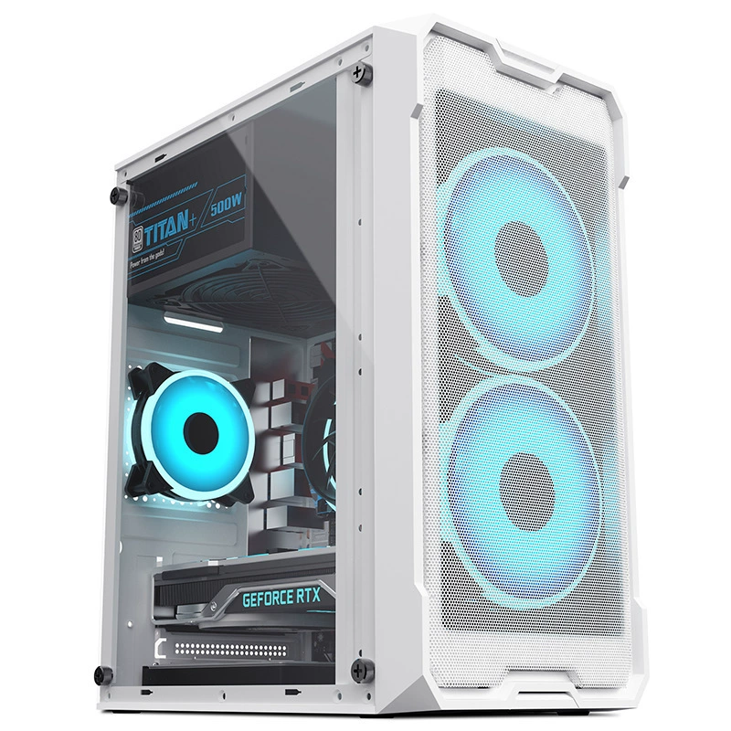 Мини-мини-MATX собранный настольный компьютер с полностью прозрачным корпусом ATX, корпус DIY ITX3.0
