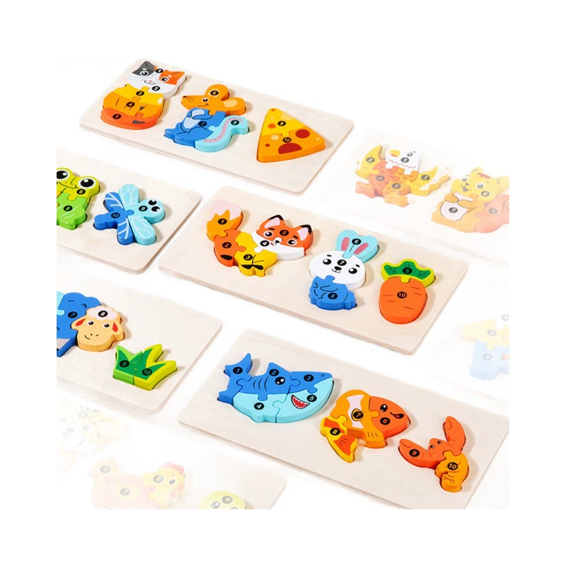 Smart toy, wooden constructor, geometric three dimensional brainteaser, new collection, in 3d format