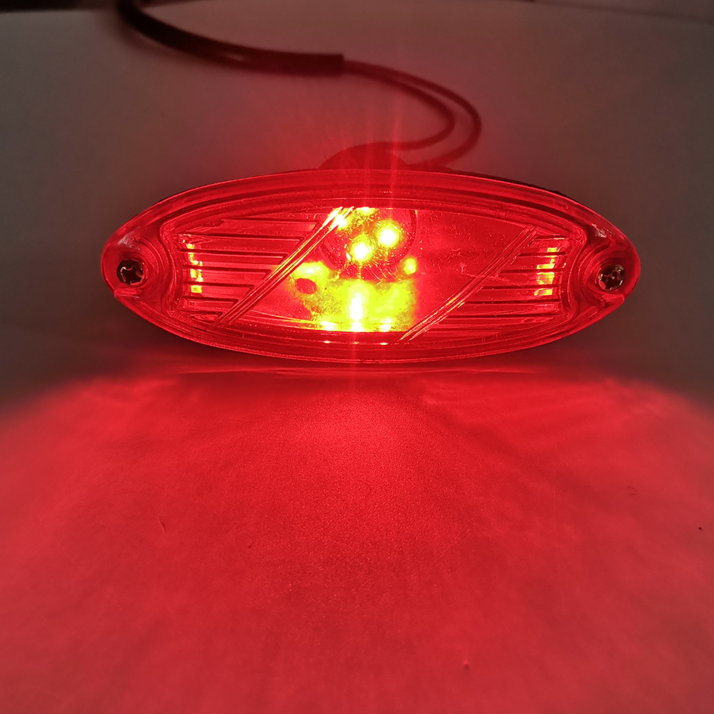 El camión llevó la luz lateral 24V luz lateral del remolque Luz lateral del autobús del LED Luz del pasajero de la luz del autobús del LED