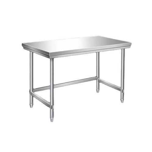 Single-layer stainless steel workbench, kitchen worktop, first floor food preparation table, hotel cutting table, packaging table, work desk