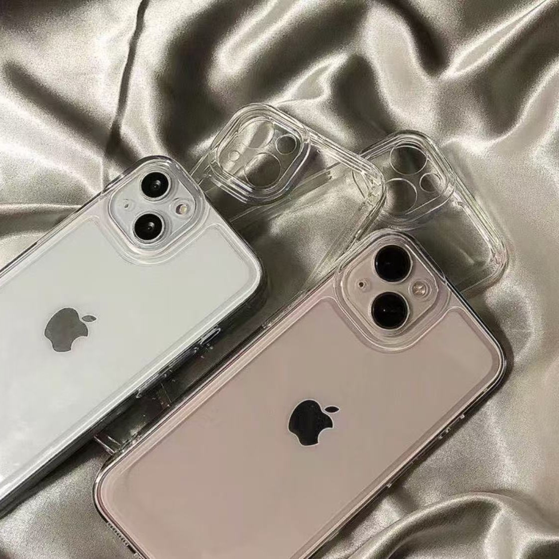 Funda simple y gruesa para teléfono, compatible con iPhone 17 Pro Max, nuevo modelo para iPhone 14, anticaídas para iPhone 15 Pro, 16/13 mini.