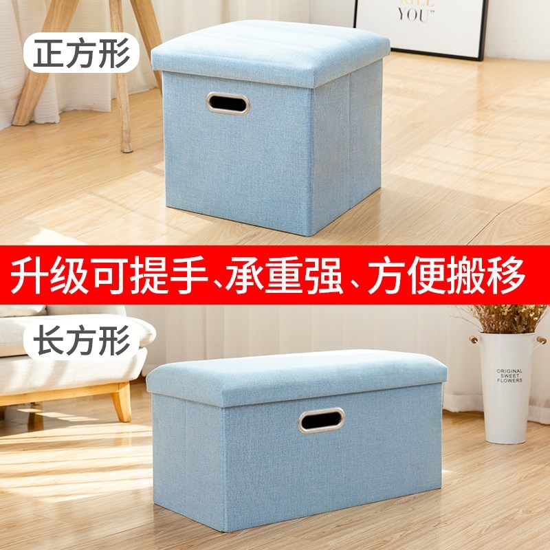 손잡이가 있는 업그레이드된 면 및 리넨 벨트 - 라이트 블루