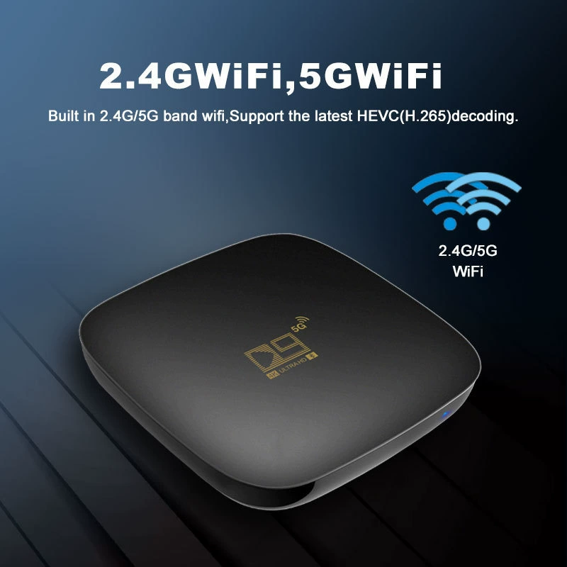 Заводской D9 Bluetooth 5G сетевой ТВ-бокс, сетевой плеер, компактный хост OTT