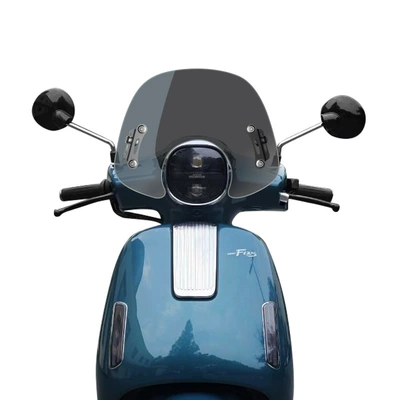 Motorcycle front windshield — glass
