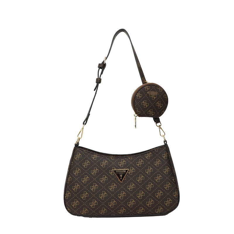 Comercio exterior al por mayor Europa y América Retro GS Adivina el bolso de la axila transfronterizo Nuevo estilo impreso bolso de madre e hijo bolso de hombro de moda