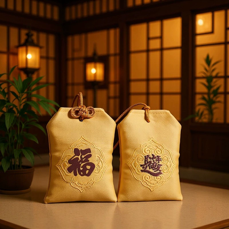 Дзен благословение мешок богатство благословение Саше пустой мешок Китайский стиль Мир благословение Королевская гвардия благовония Саше