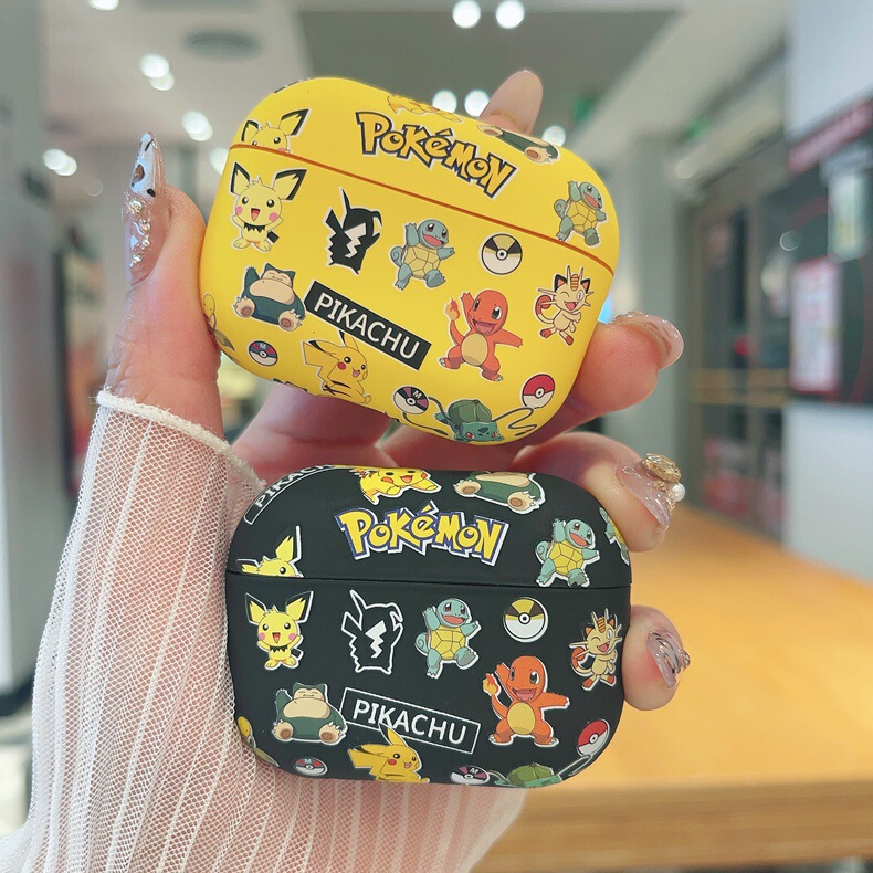 Suitable for Matte Black Apple Airpods1 Headphone Case Airpods3 Protective Cover Pro2 Star Picak Yellow