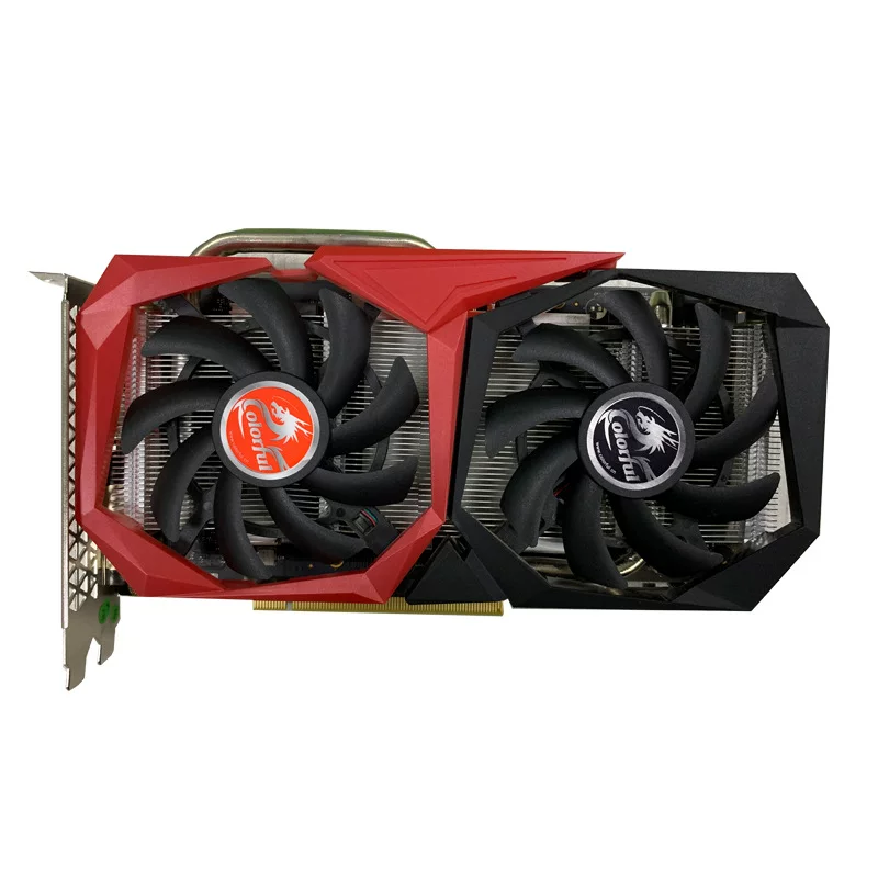 Графическая карта (GeForce GTX 1660) 6 ГБ — настольная видеокарта для 4K-гейминга, разобранная единица 2022 года