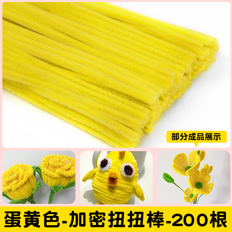 Turtle Twisted Stick Qixi ramo hecho a mano DIY paquete de materiales de tulipanes para niños encriptación raíz de lana trenzada conjunto completo de torsión