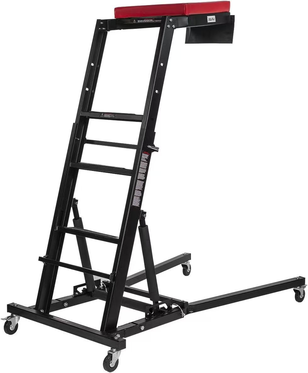 Cross-border car repair ladder, adjustable car repair stool, foldable overhead car engine repair platform – manufacturer