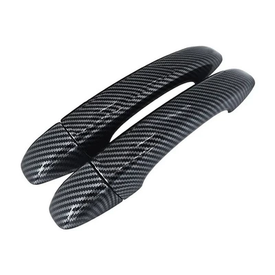 Car Door Handle Decorative | Other Automotive Exterior Supplies - two-non-porous-carbon-fibers