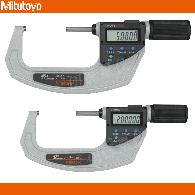 日本三丰公英制快进型数显千分尺293-678-20 293-668-20 MDQ-80MX