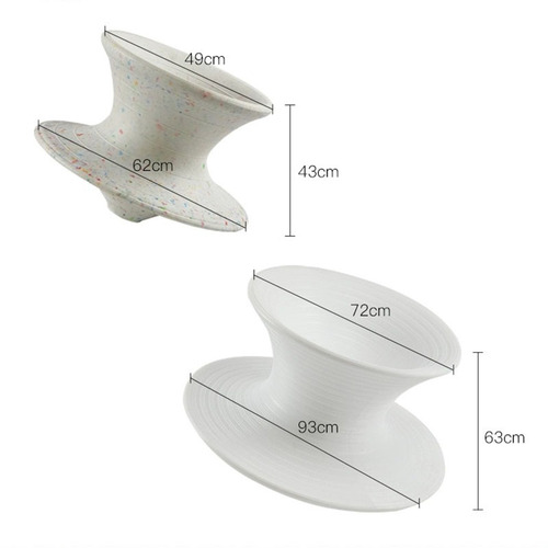 Internet celebrity creative gyro chair shopping mall leisure seat amusement park 360 degree rotating tumbler stool