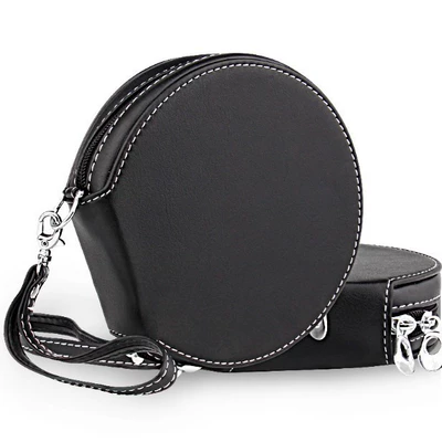 Car CD bag, automotive disc bag, CD holder, disc case suitable for Geely, Toyota, Lexus, Kia, special storage bag (Multimediya və saxlama aksesuarları) - mercedes-benz-cd-bag-black