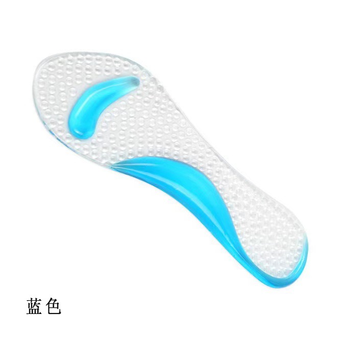 arco transparente siete puntos almohadilla gel tacones altos grueso almohadilla corrección soporte de pie amortiguador masaje plano almohadilla