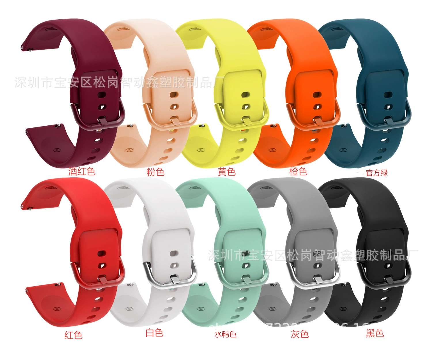 Для Samsung Galaxy Watch 3 цветной ремешок Huawei Watch 3 цветной ремешок с пряжкой 22 мм цветной ремешок с пряжкой