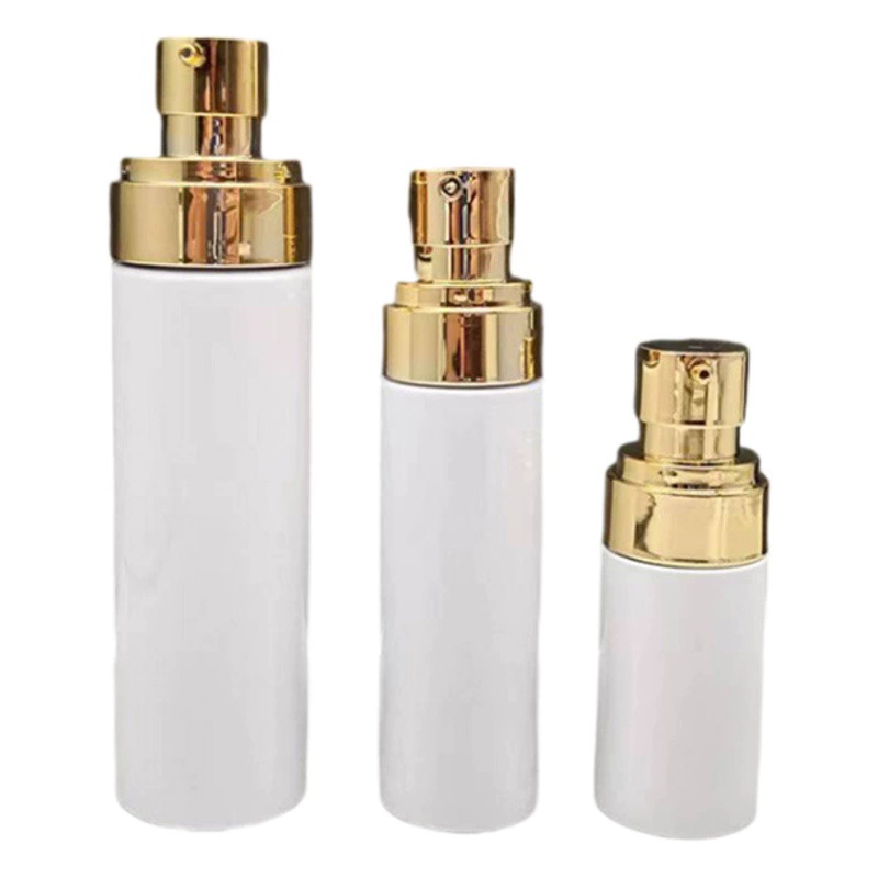 Спот pet прозрачный Гальваника насос для эмульсии бутылка 40ml-150ml Тонер белый макияж увлажняющий спрей бутылка