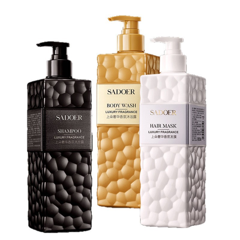 Shangduo Luxury Fragancia Champú Limpieza profunda y Suavizante Gel de ducha para el cabello Mascarilla para el cabello Fábrica de lavado y cuidado al por mayor