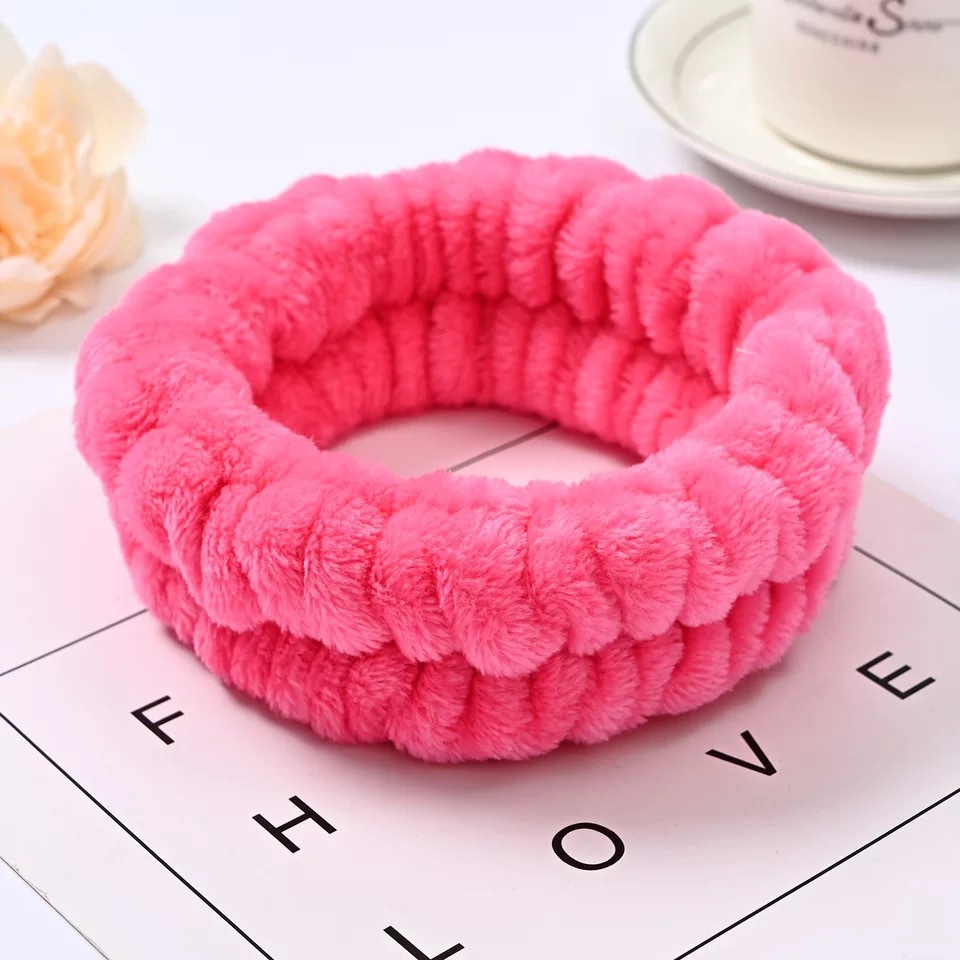 Amazon cross-border franela banda de pelo pulsera conjunto de pulsera absorbente de las mujeres deportes tie-dyed pulsera traje de vacío