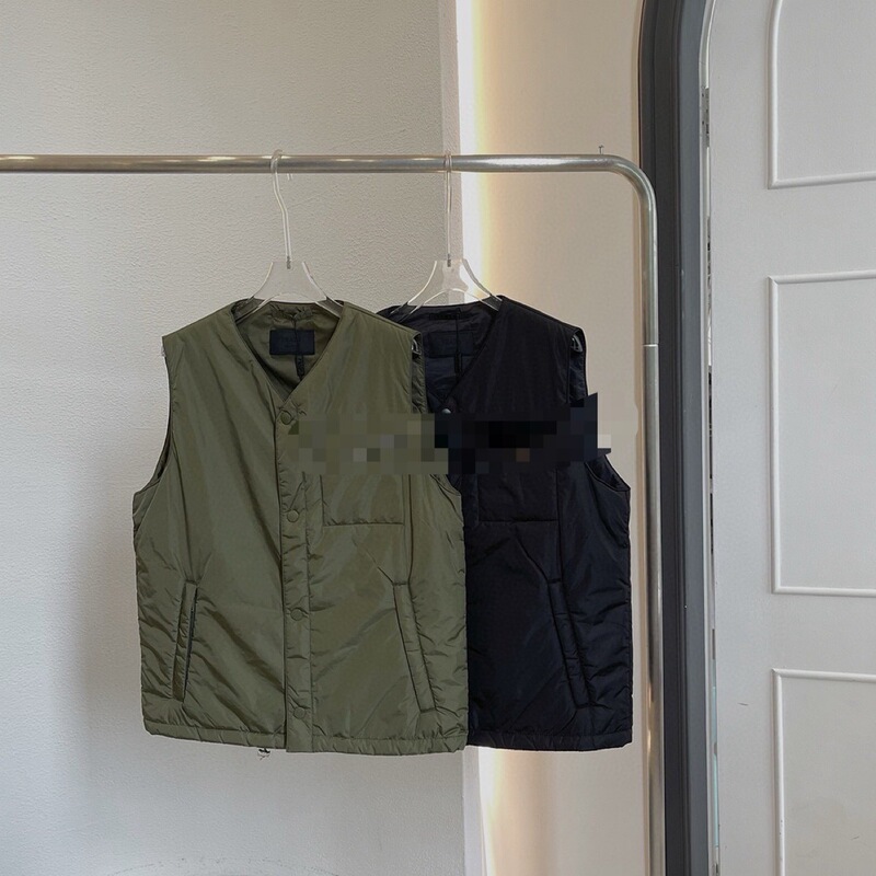 Item No. 041014 New Men's Nylon Vest Jacket Cotton Vest Fashion Casual Top Vest Horse