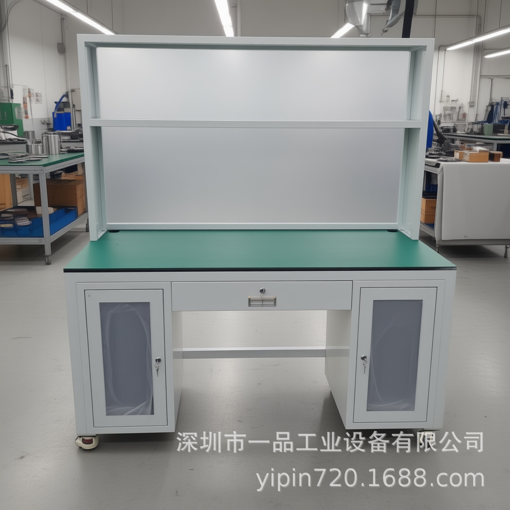 车间包装组装台防静电重型钳工工作台车间流水线操作打包台带背网