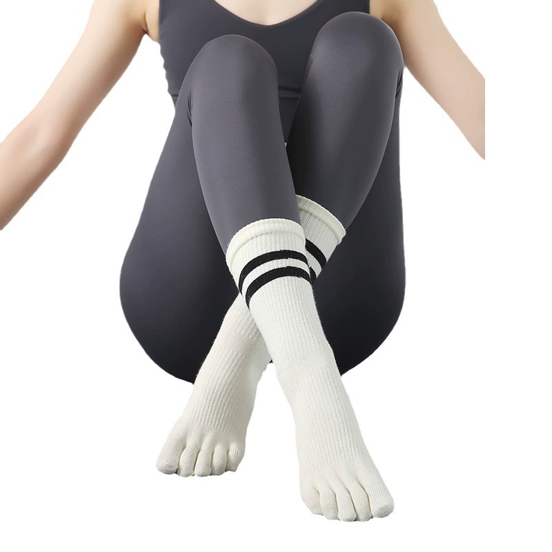 Непр-slip demi-season high boots for yoga for training, for running