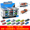 Metal toy, realistic racing car, car model, police car, set, wholesale