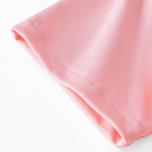 Cute Short Sleeve T-Shirt for European and American Girls, Back-to-School Season Letter Print Casual Summer Round Neck Children's Clothing, Dropshipping