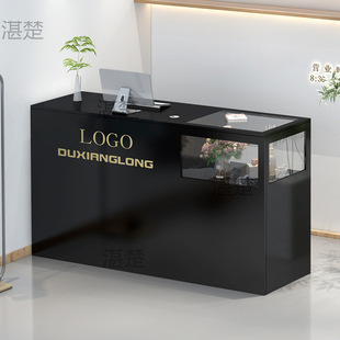 Cashier Bar Simple Modern Small Shop Clothing Store Barber Shop Women's Clothing Store Front Desk Reception Desk Cashier Cabinet