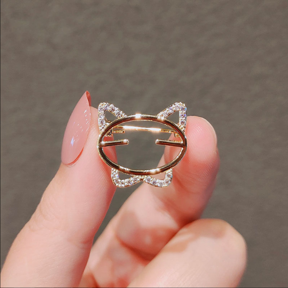 1 개 세트-컷 아웃 고양이 핀