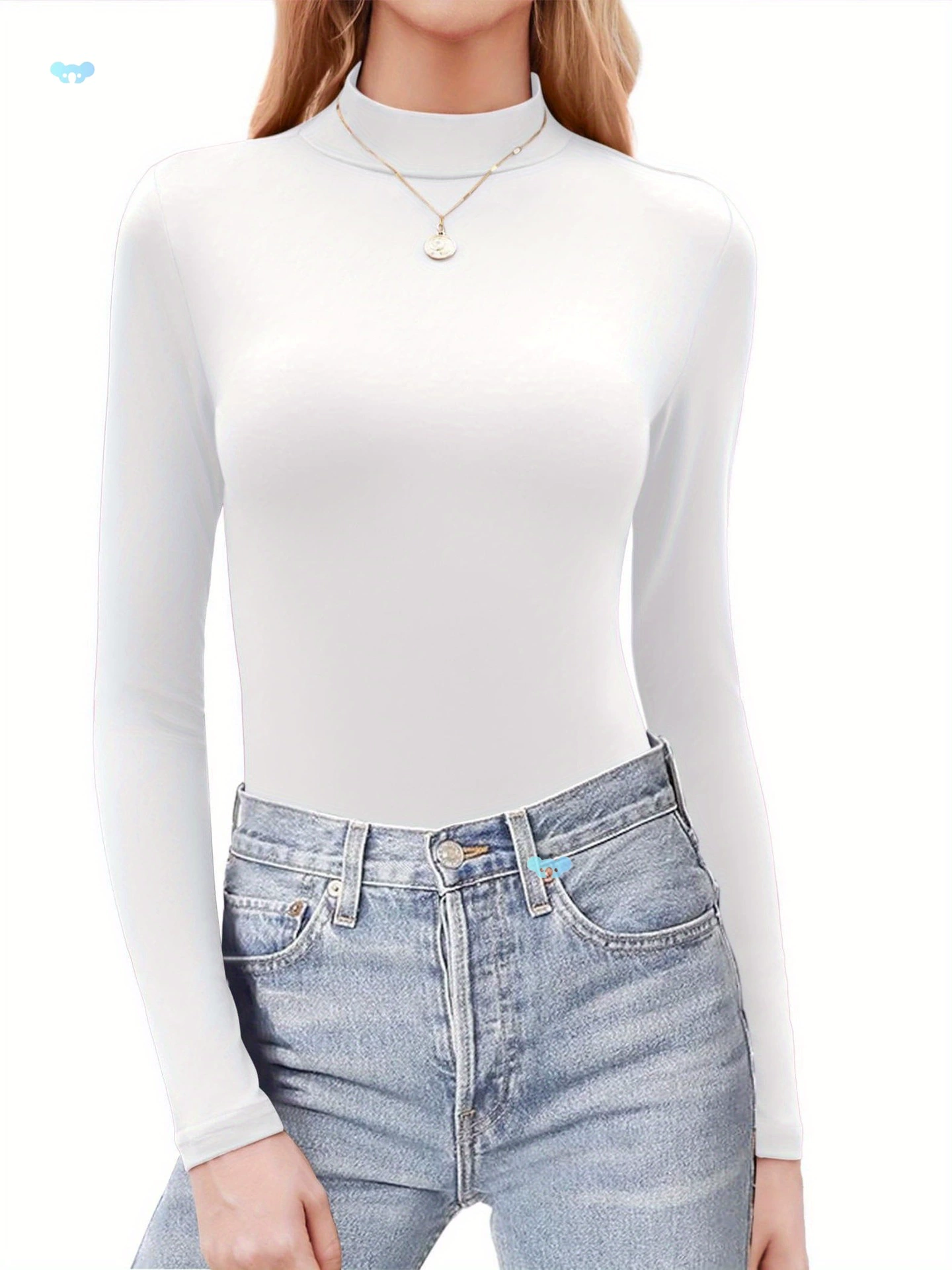 Женские рубашки с длинным рукавом 2024 года, воротник-стойка, базовый крой, облегающий силуэт