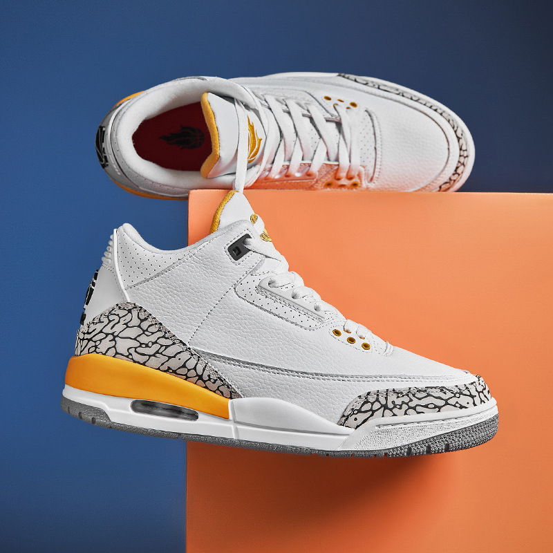 Putian fábrica al por mayor zapatos de los hombres populares zapatos de las mujeres zapatos corrientes puro original AJ3 baloncesto zapatos pareja casual zapatilla de deporte