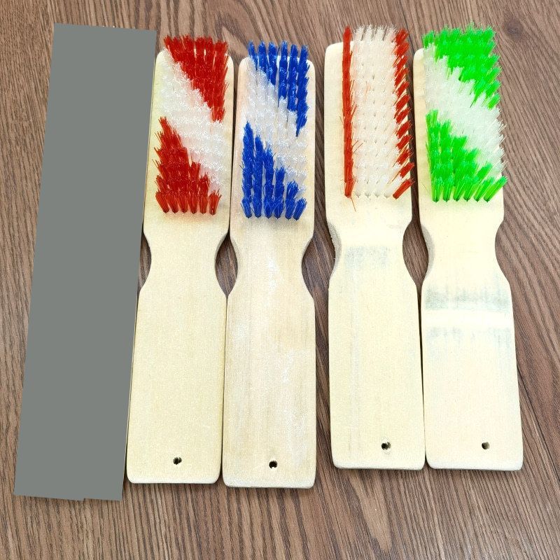 긴 브러시 4개 [색상 랜덤]