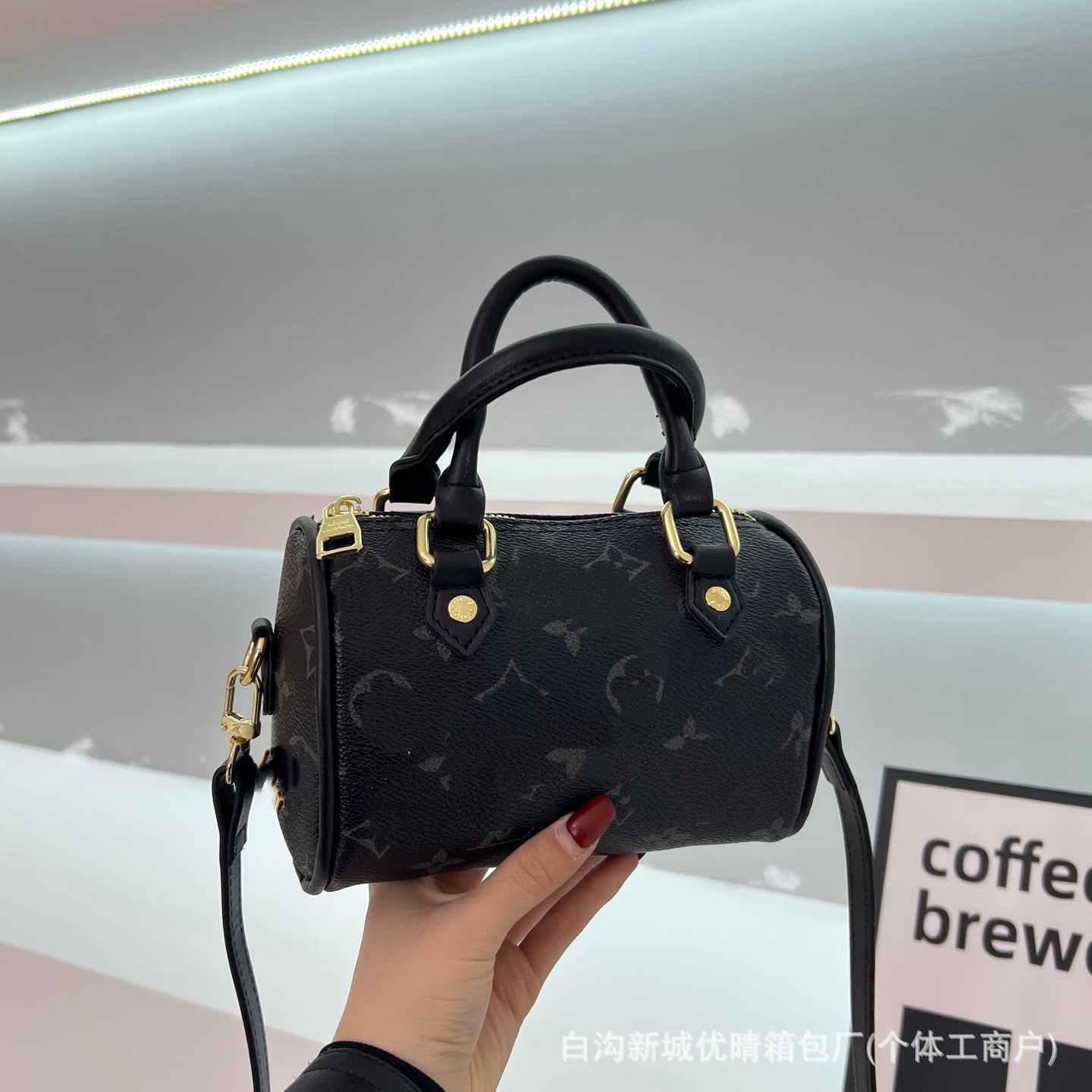 2025 Lvjia Cross-Border Retro Women's Large Capacity Boston Pillow Bag Luxury Versatile Commuter Phone Bag - Thumbnail 3