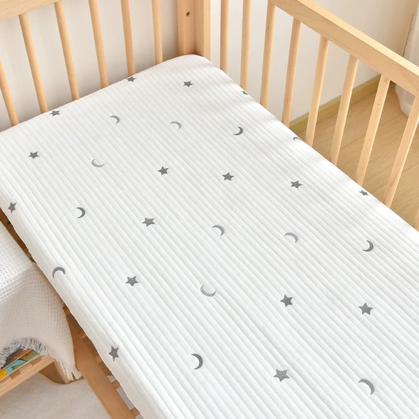 Gray Star Moon Bed
