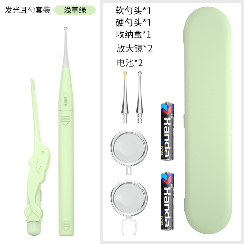 源工場の新型子供の発光耳のスプーンは耳のスプーンを掘って発光します。|undefined