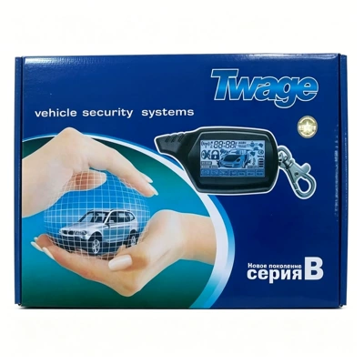 Russian Language 2-Way Car Alarm System Twage Starline B9 Car Anti-Theft Alarm System