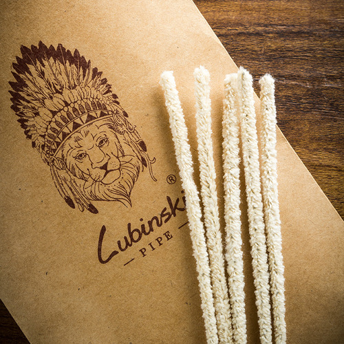 Lubinski pipe cleaning strips 50 pieces in paper bag cleaning cotton pipe LUBINSKI cleaning strips