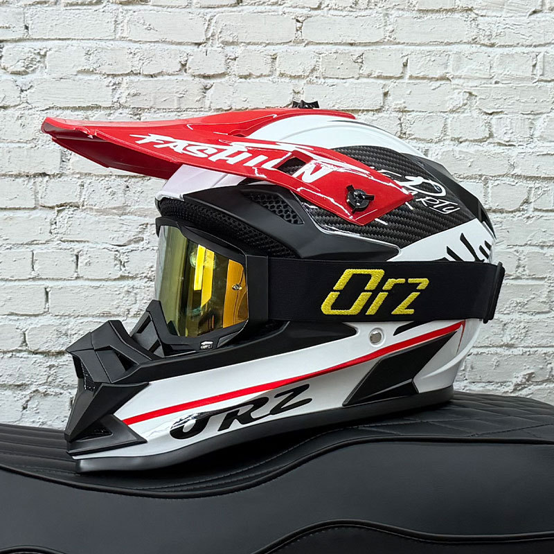 Orz Bicicleta de montaña Bicicleta Casco completo Casco de ciclismo Locomotora de carretera forestal todoterreno Niños Hombres y mujeres DH Reduce Light Bee AM