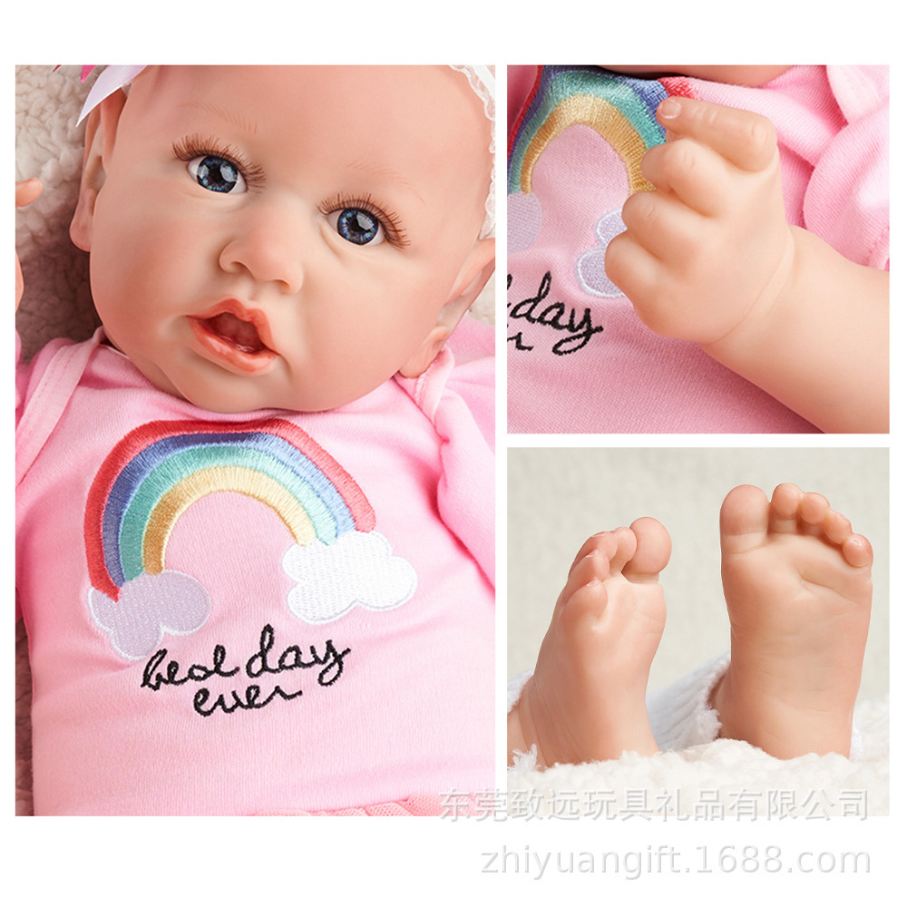 22 pulgadas pesadas muñecas rascas transfronterizas suaves hechas a mano ventas calientes Sk suministro realista Zhao Saia bebé