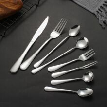 1010不锈钢餐具 不锈钢勺子 西餐刀叉勺 长冰勺 蜂蜜勺 加印logo