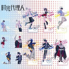 タイムエージェント パウダーパーティー 劉暁夏飛 VEIN チェンシャオ ハイバリュー 透明カード ダブルプラグインスタンド デスクトップディスプレイ